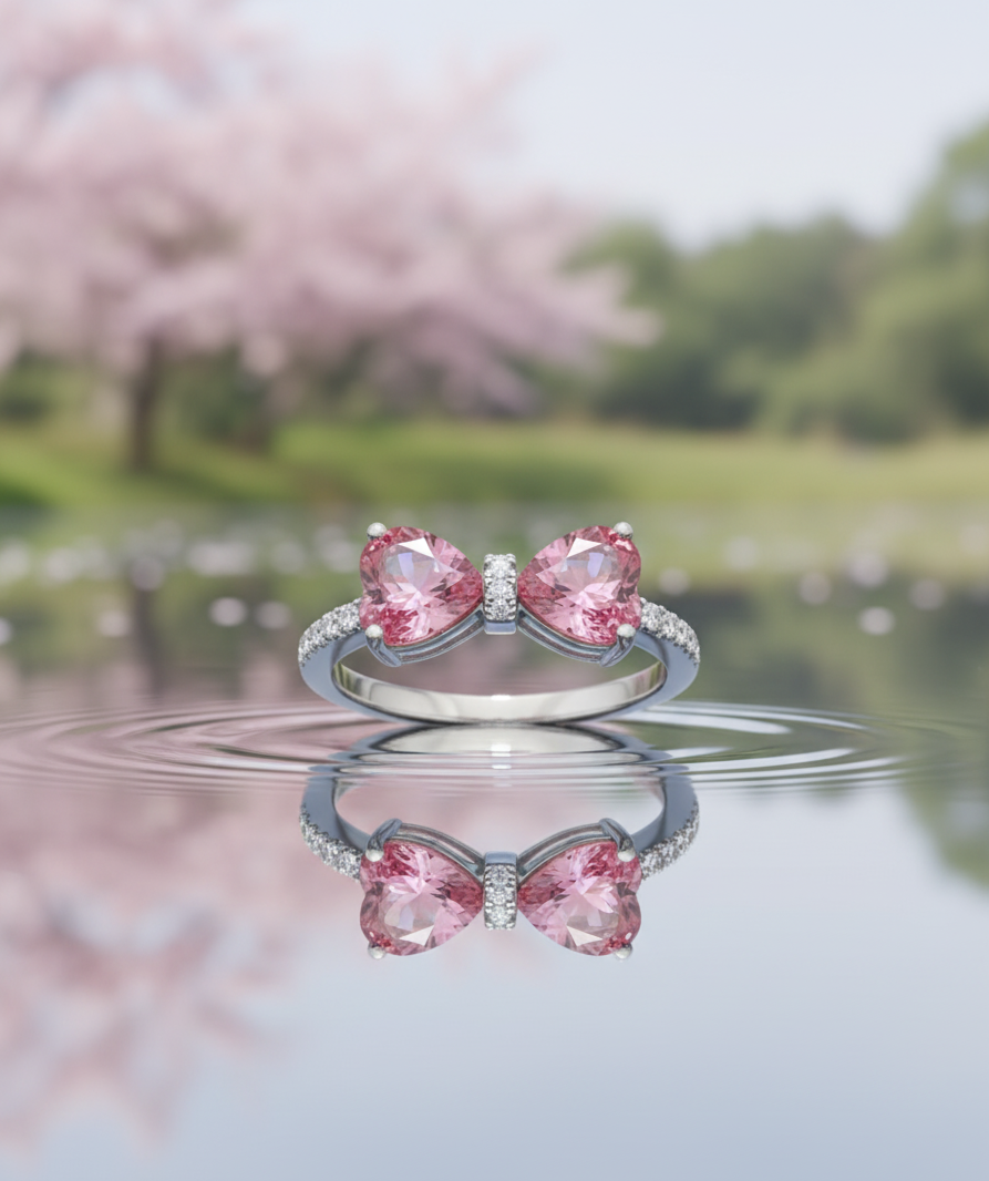 "Ribbon Romance"🎀 Ring by Ziara