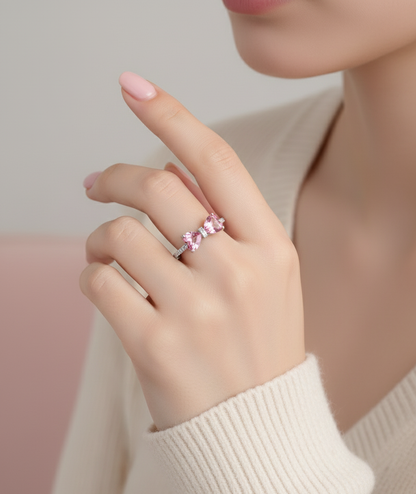 "Ribbon Romance"🎀 Ring by Ziara