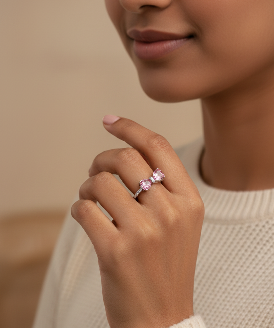 "Ribbon Romance"🎀 Ring by Ziara