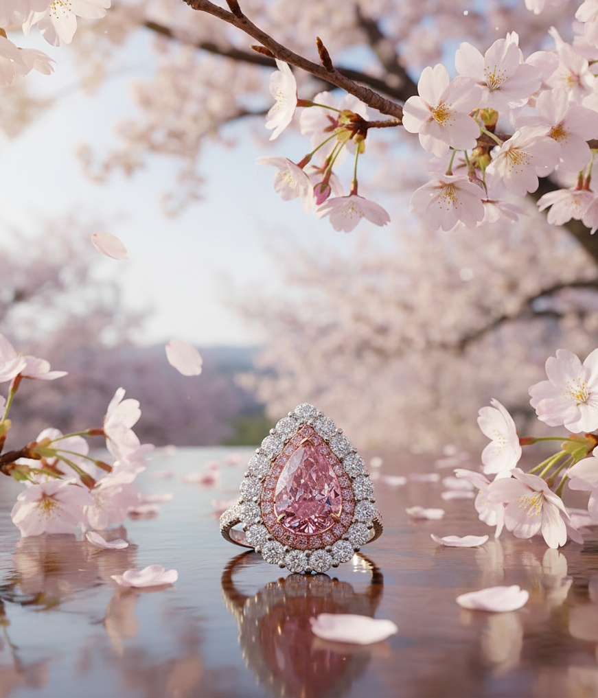 "Rose Radiance"🌷Pear Cut Ring by Ziara™