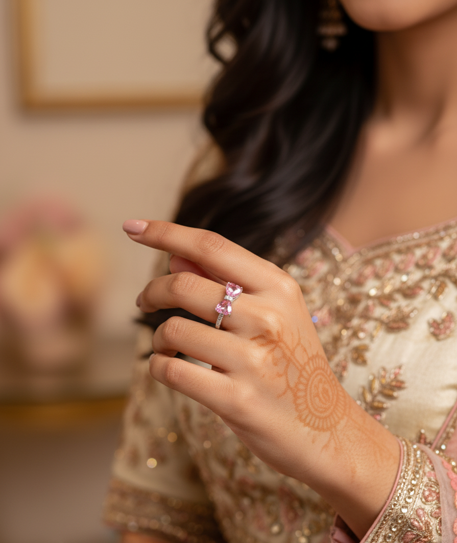 "Ribbon Romance"🎀 Ring by Ziara