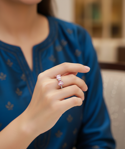 "Ribbon Romance"🎀 Ring by Ziara