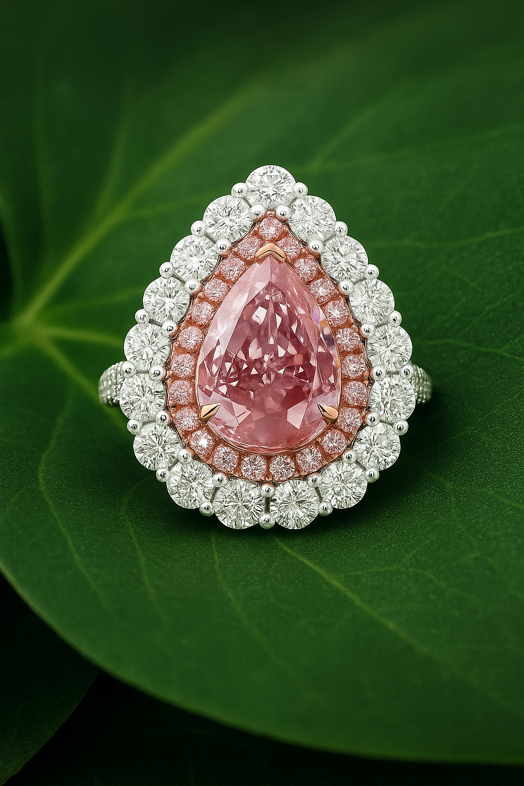 "Rose Radiance"🌷Pear Cut Ring by Ziara™