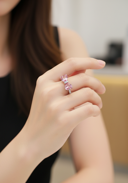 "Ribbon Romance"🎀 Ring by Ziara