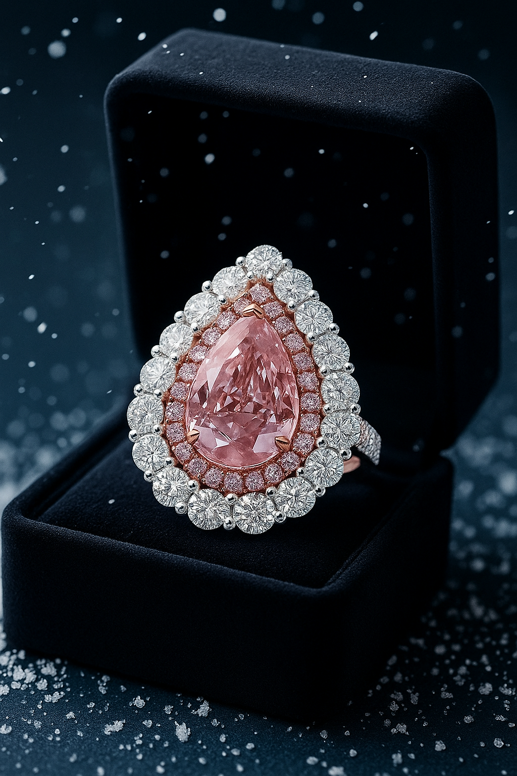 "Rose Radiance"🌷Pear Cut Ring by Ziara™