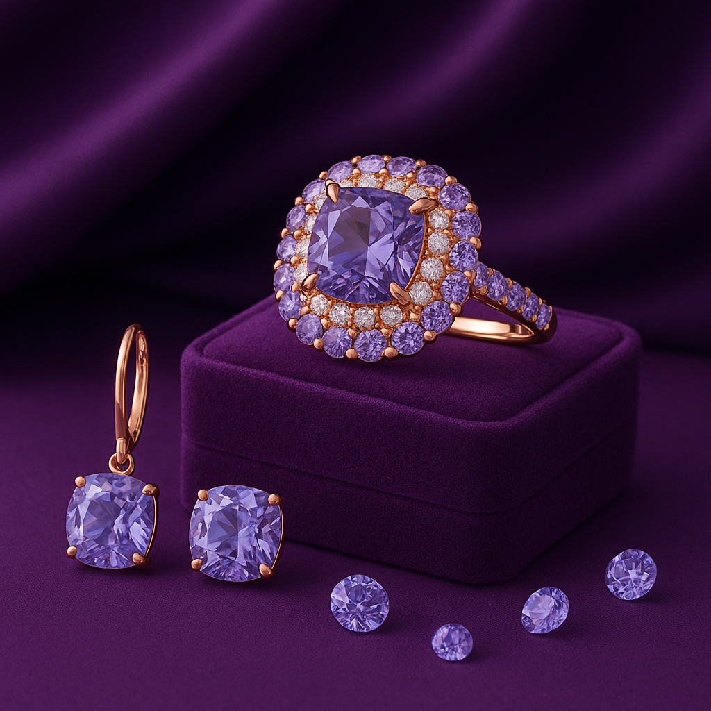 "The Regal Aura"🔮 Ziara Signature Ring in Rose Gold