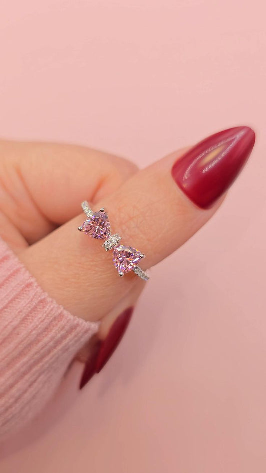 "Ribbon Romance"🎀 Ring by Ziara🌹BUY 1 GET 1 FREE!!